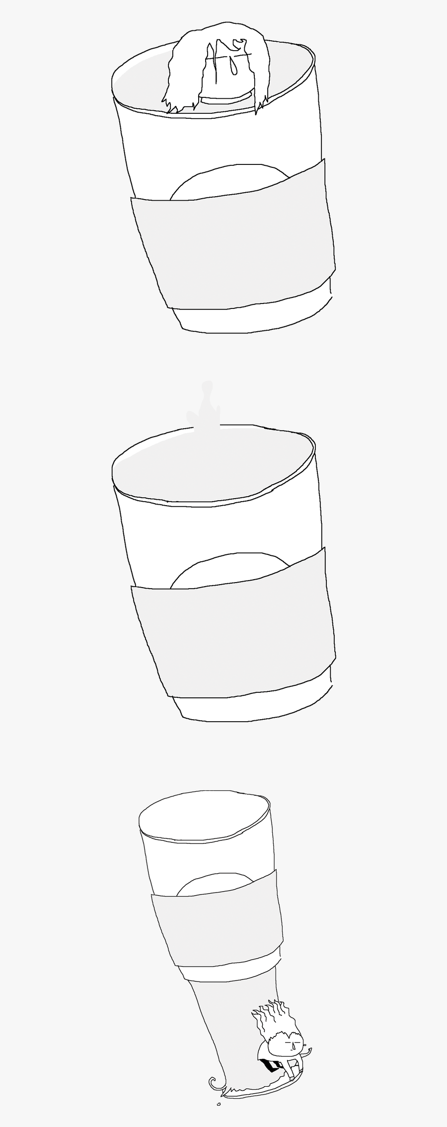 Waiting For Satan Fallin - Line Art, Transparent Clipart