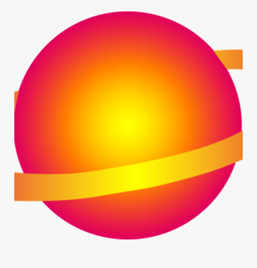 Planet Clipart Orange Planet - Sphere, Transparent Clipart