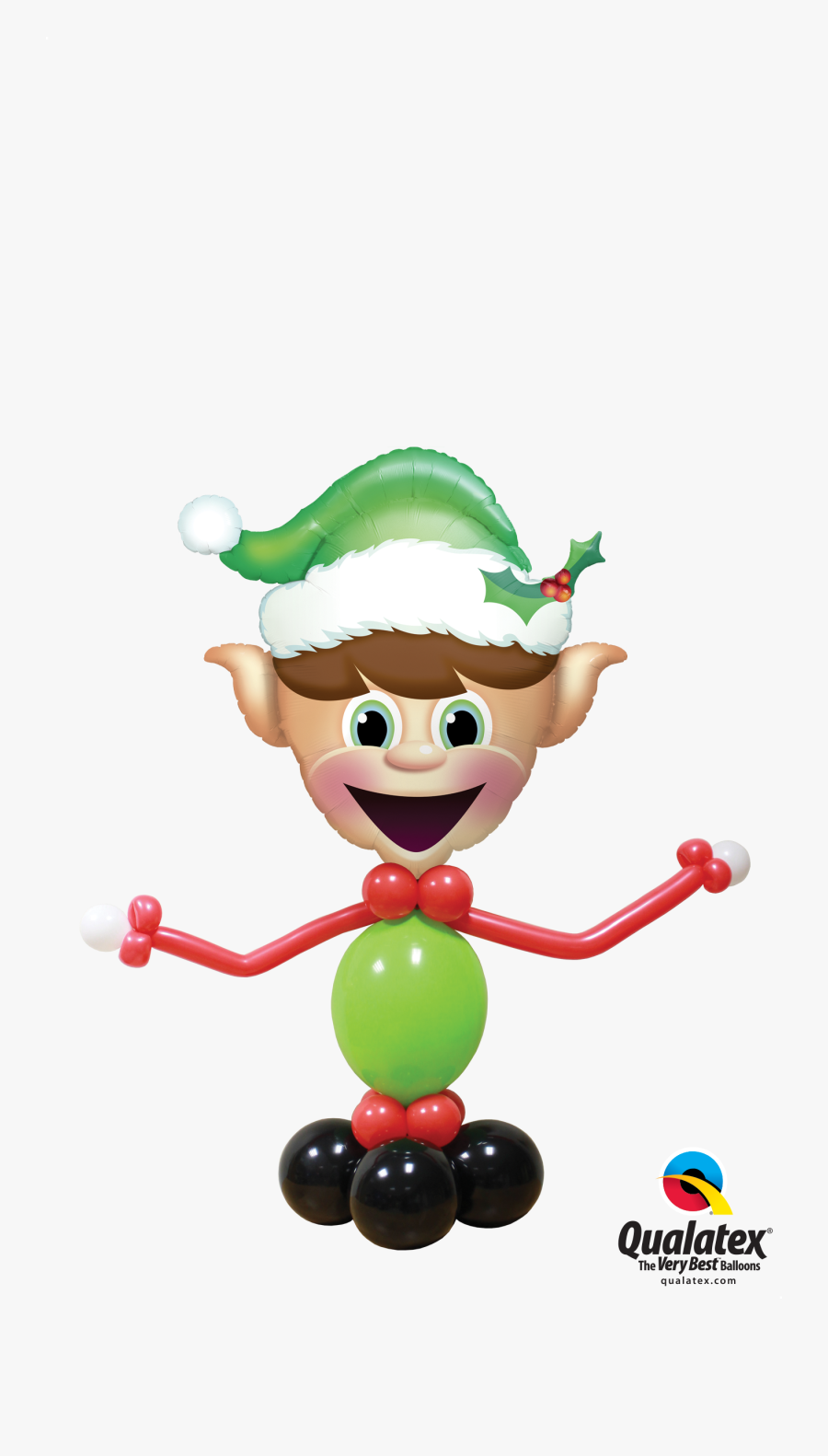 Qualatex Christmas Balloons , Png Download - Qualatex Christmas Elf Balloons, Transparent Clipart