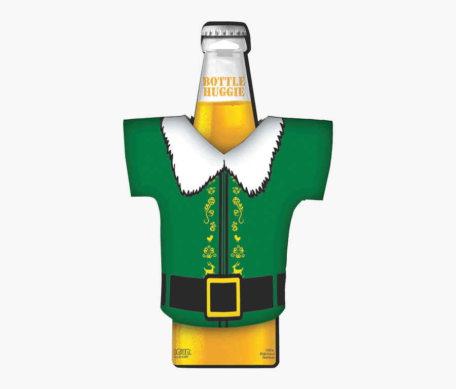 Elf The Movie T-shirt Bottle Can Cooler - Beer Bottle, Transparent Clipart