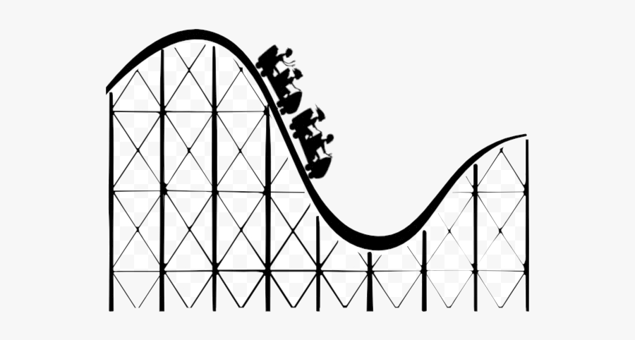 Roller Coaster Transparent Free Clipart Png - Simple Roller Coaster