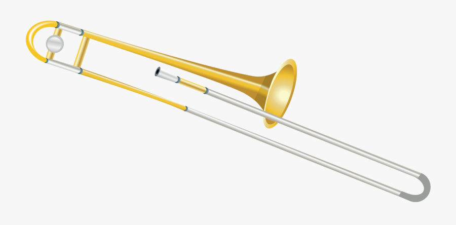 Trumpet Types Of Trombone Mellophone - Blasmusikinstrumente, Transparent Clipart