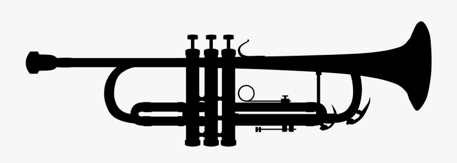 Trumpet Music Musical Free Picture - Silhouette Of Jazz Instruments, Transparent Clipart