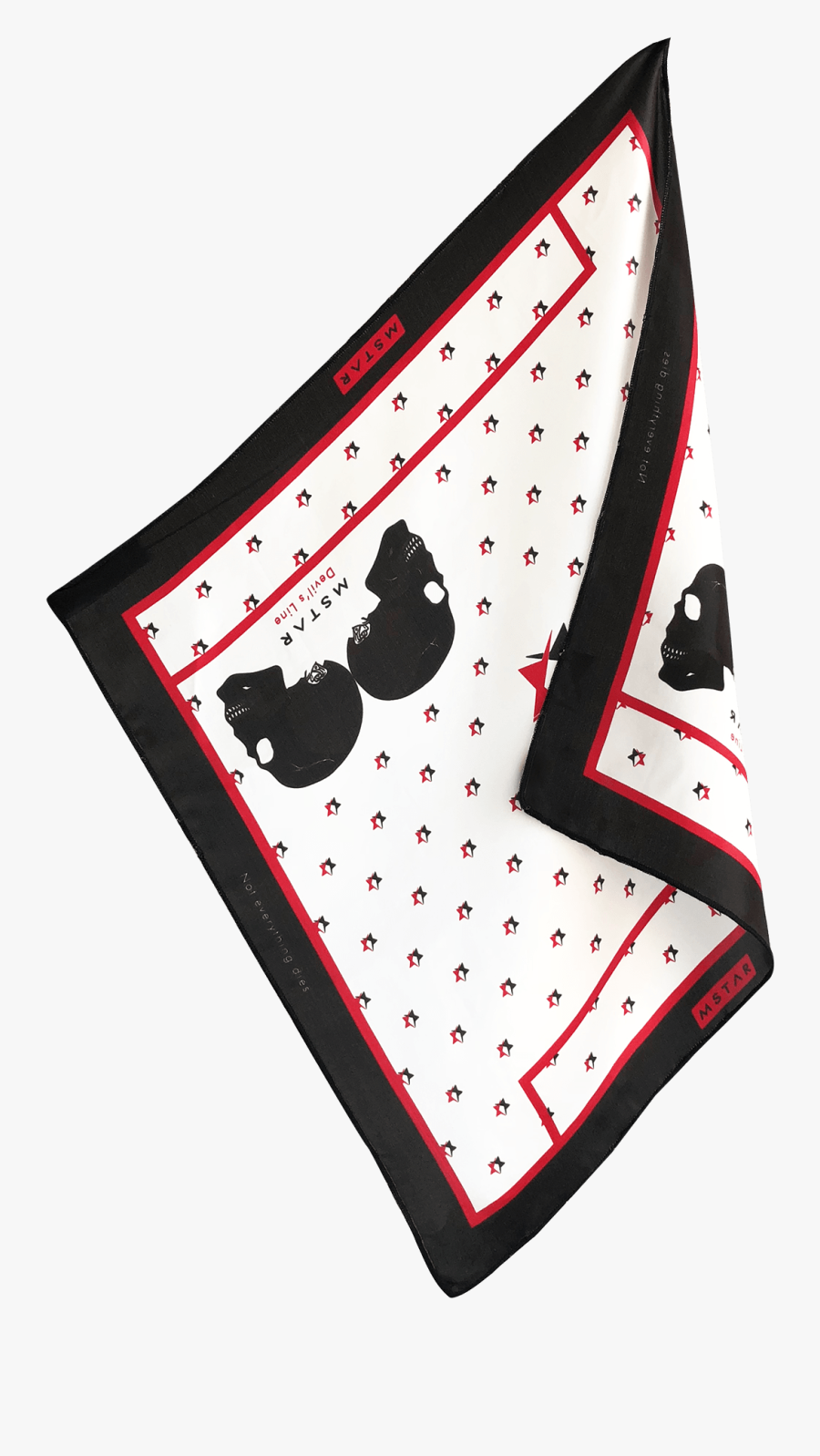 Not Everything Dies Man Silk Bandana, Transparent Clipart