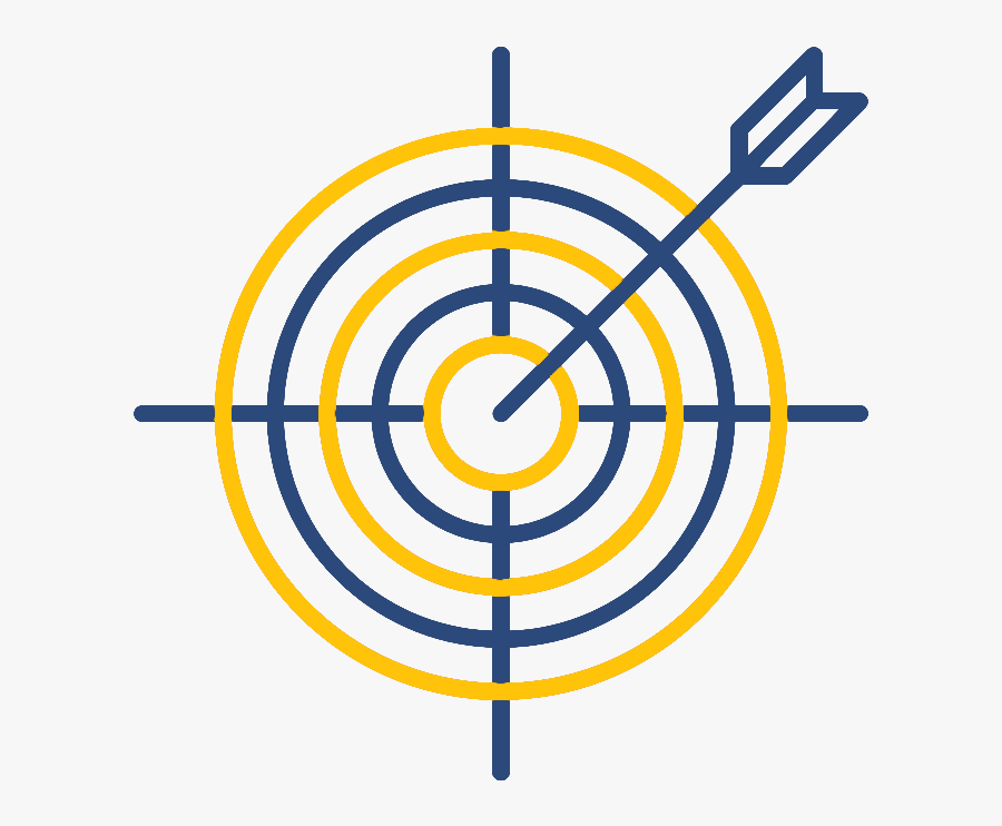 Mission - Cross Hairs On Target, Transparent Clipart