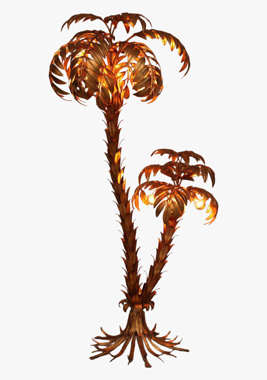 Excellent Huge Gilt Metal - Hans Kogl Lamp, Transparent Clipart