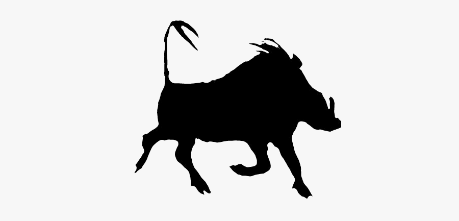 #warthog - Warthog Black And White Clipart, Transparent Clipart