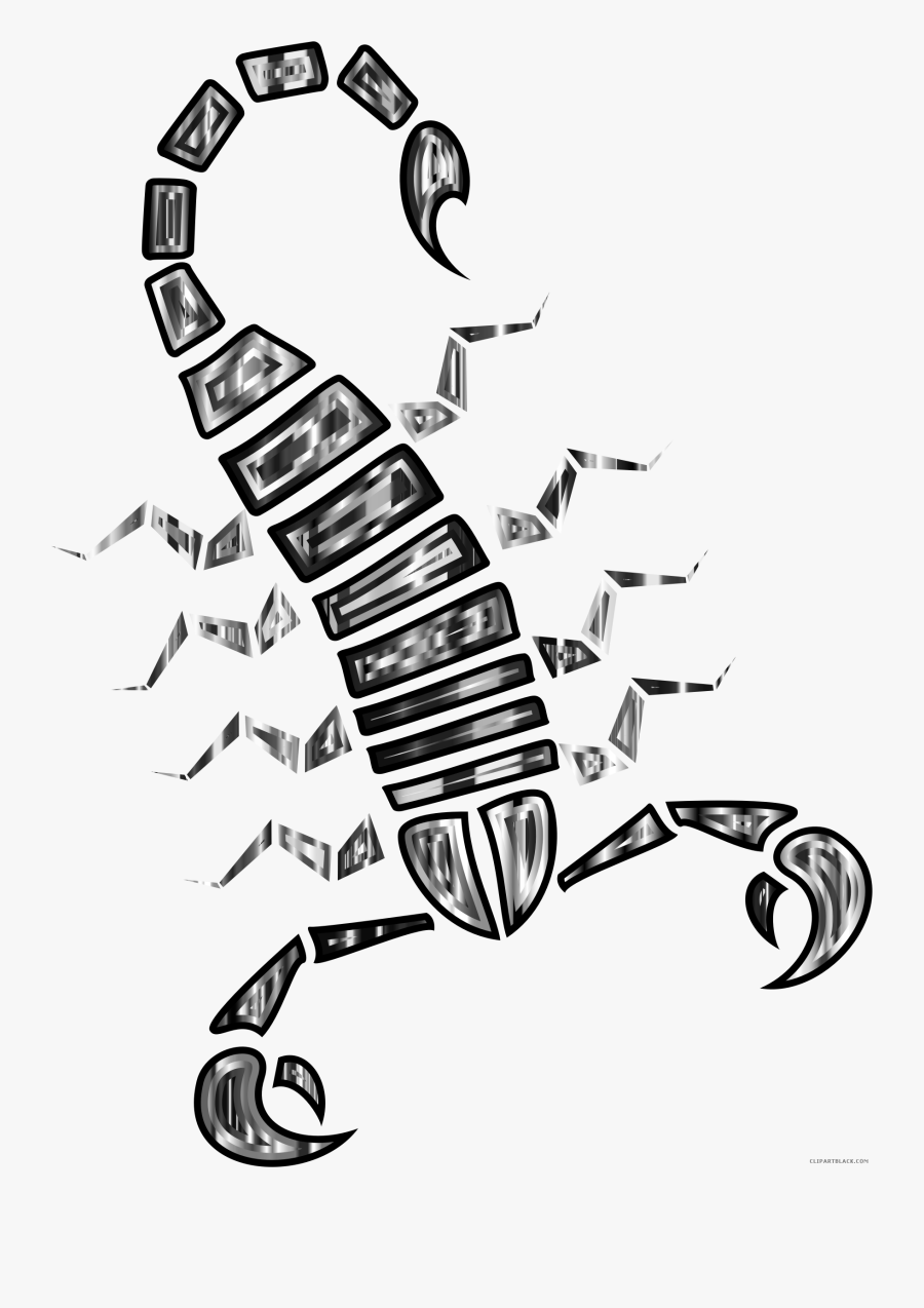 Scorpion Clipart Black And White - Blue Scorpion Clipart, Transparent Clipart