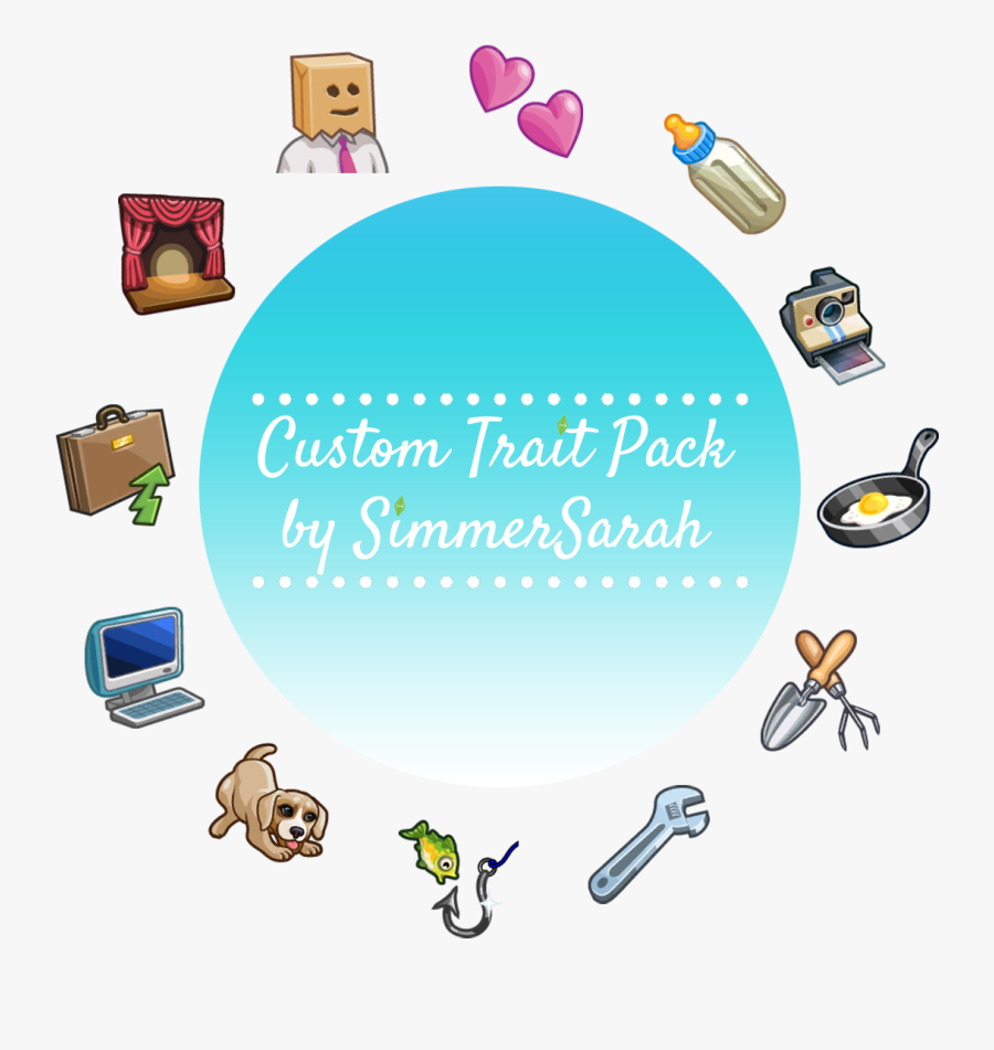 Sims 4 Custom Traits, Transparent Clipart
