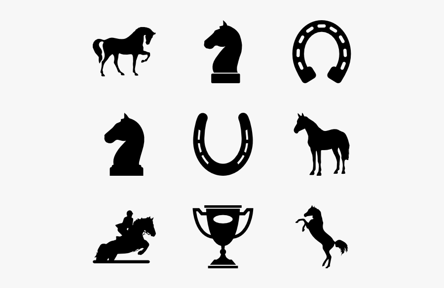 Vector Cowboy Horse - Horse Icon, Transparent Clipart