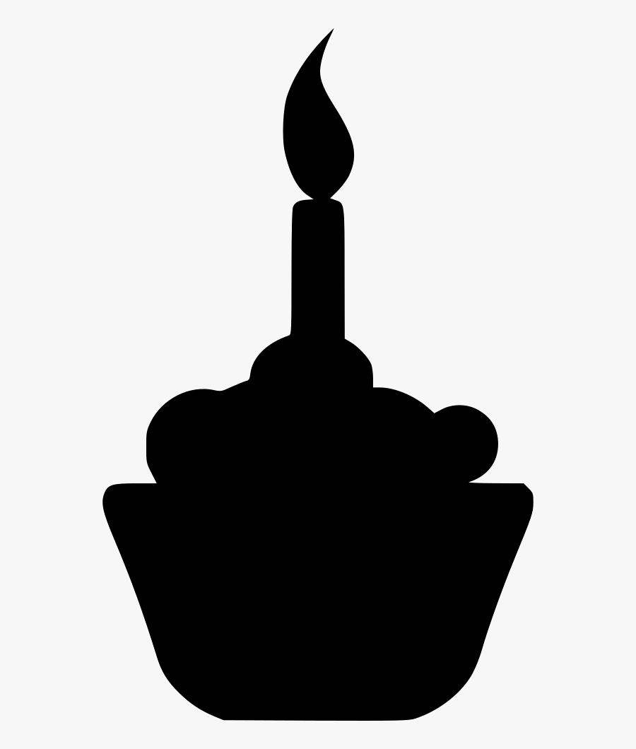 Birthday Clipart Silhouette - Birthday Cake Clipart Silhouette, Transparent Clipart