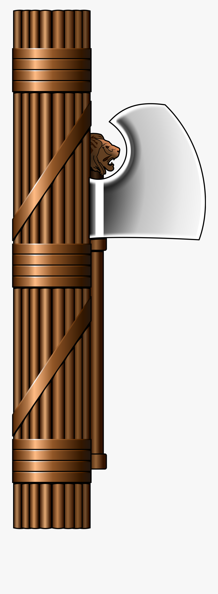 Roman Fasces, Transparent Clipart