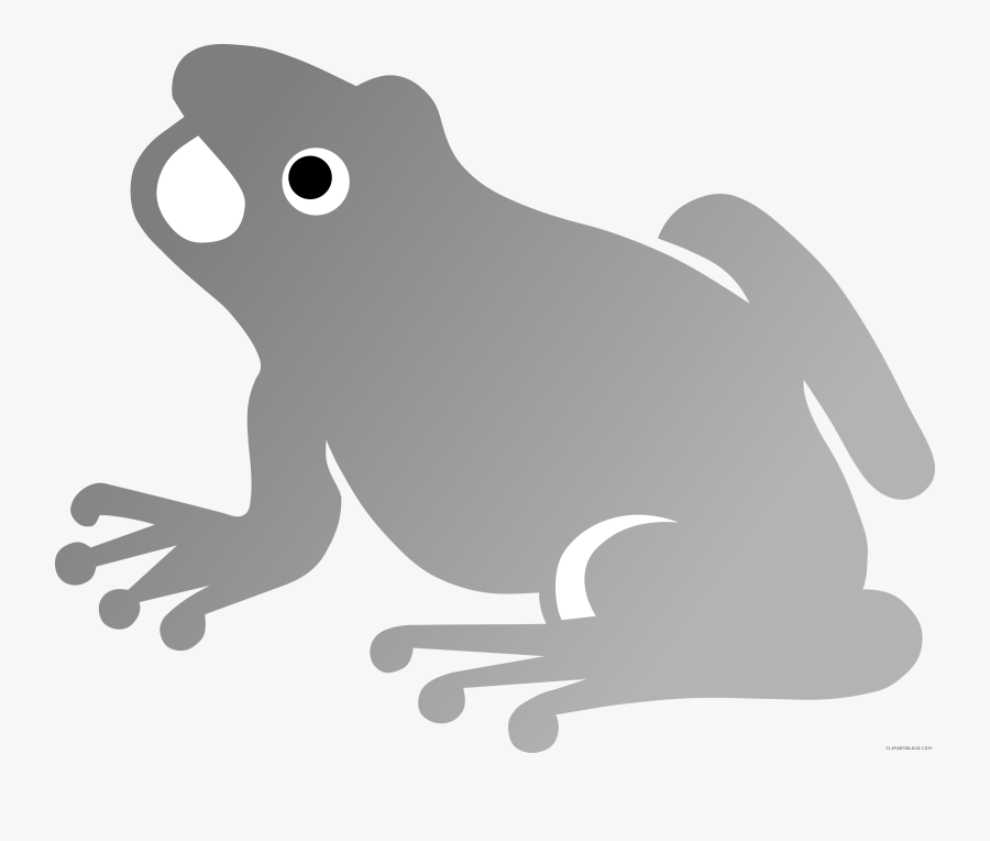 Frog Silhouette Clip Art - Frog Silhouette, Transparent Clipart