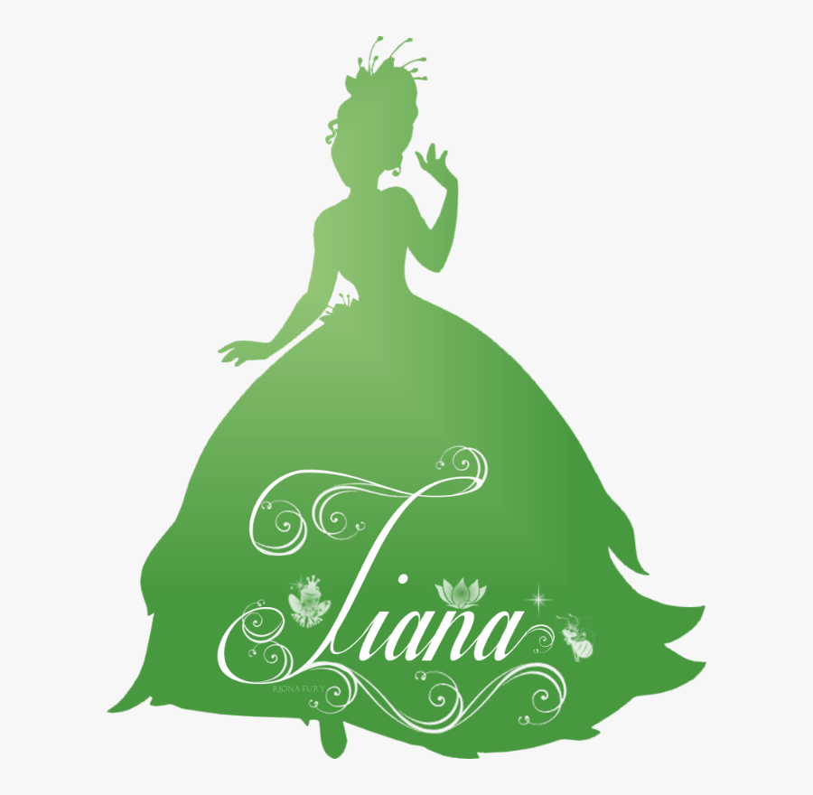 Disney Princess Silhouette Tiana, Transparent Clipart