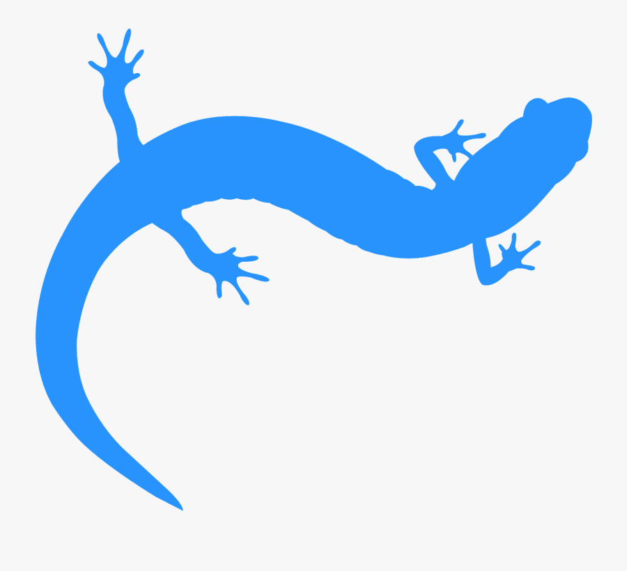 Newt Silhouette, Transparent Clipart