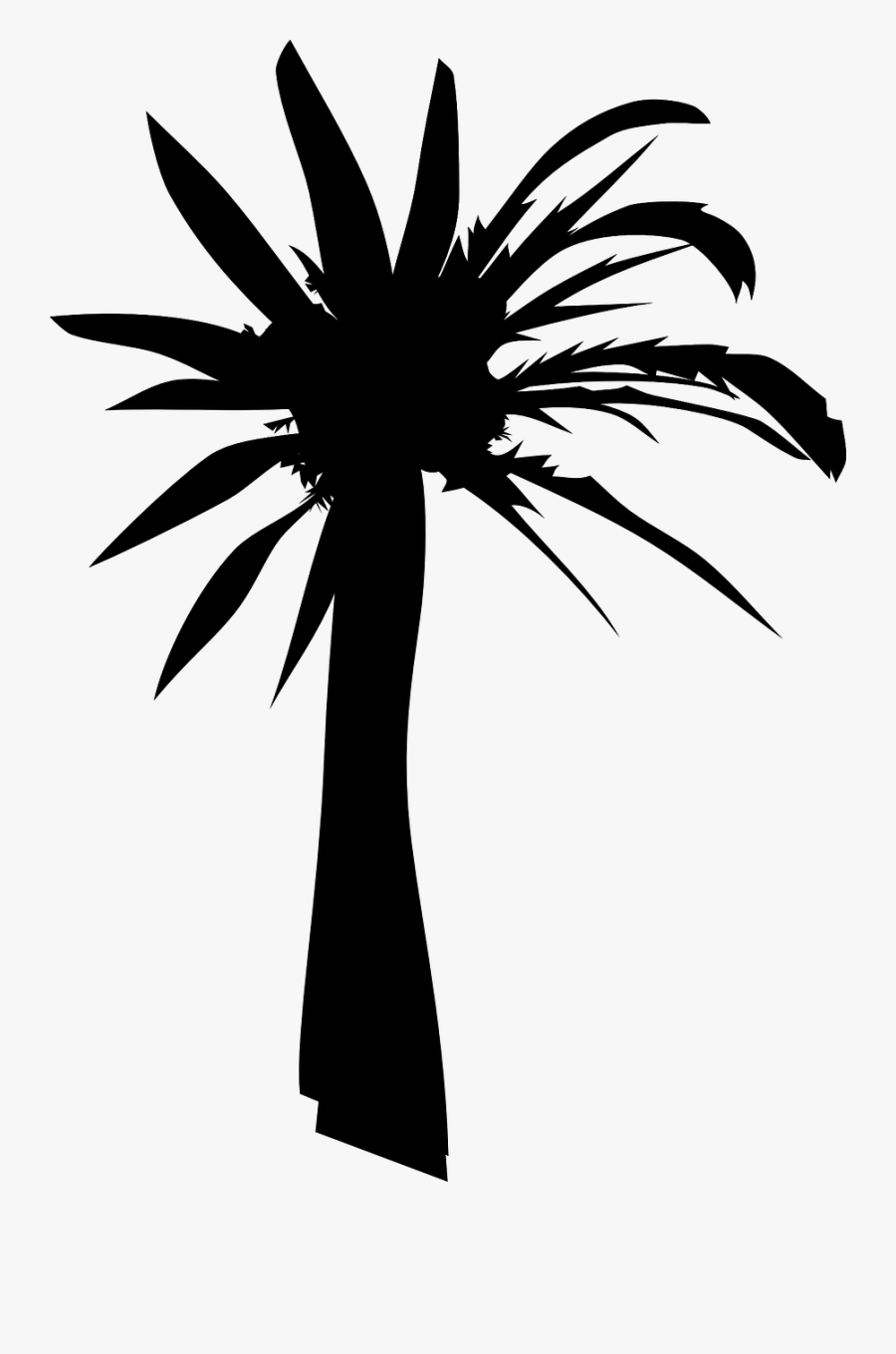 Palm Tree Silhouette Summer Free Picture - Palm Oil Tree Silhouette, Transparent Clipart