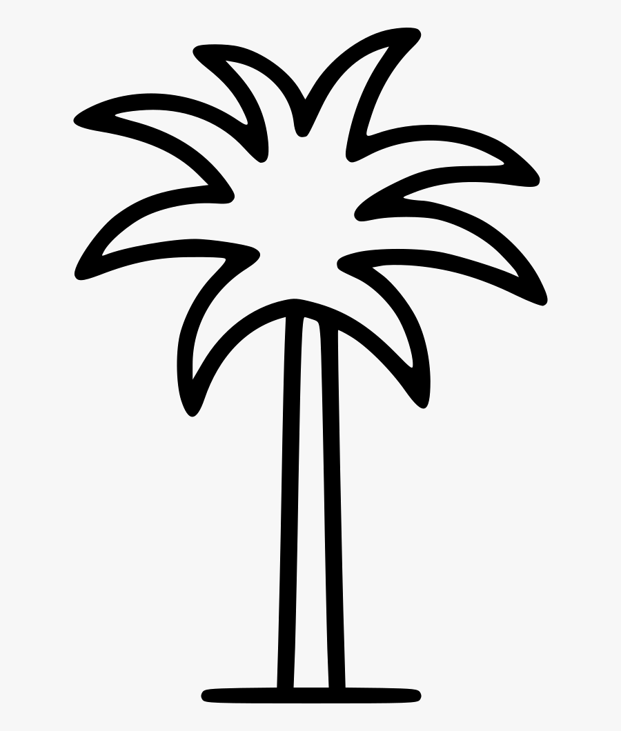 Palm Tree - Palm Tree Icon Transparent, Transparent Clipart