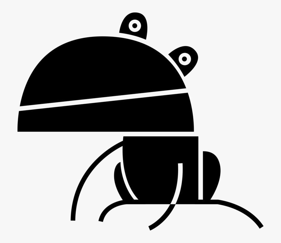 Vector Illustration Of Amphibian Frog Portrayed As, Transparent Clipart