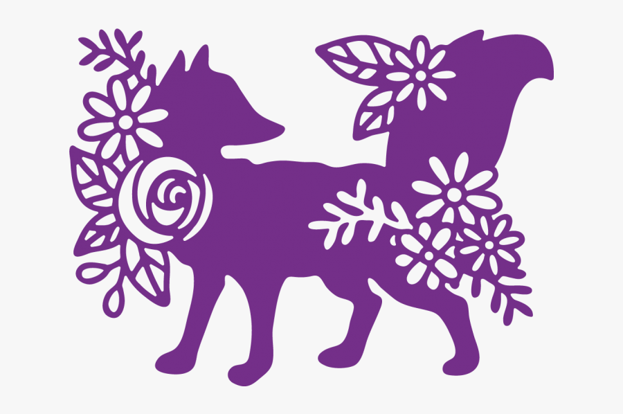 Silhouette Animal Cat Deer Unicorn Metal Cutting Dies, Transparent Clipart