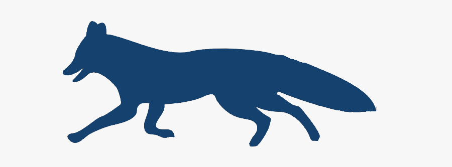 Red Fox Fauna Wildlife Silhouette Clip Art - Coyote, Transparent Clipart