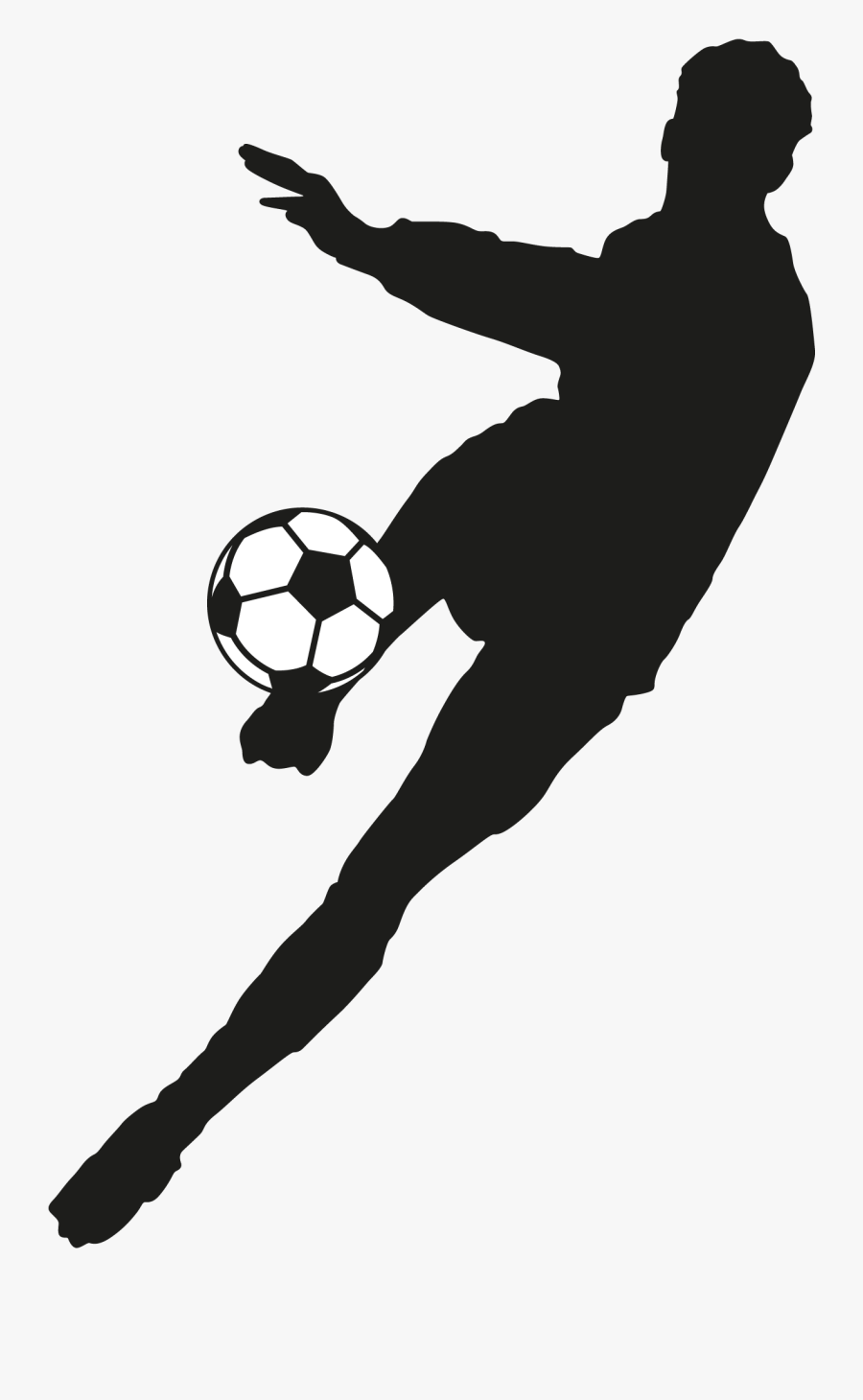Football Player Silhouette - Football Player Logo Png, Transparent Clipart