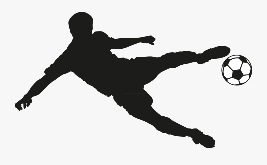 Football Player Wall Sticker Room - Football Player Logo Png, Transparent Clipart
