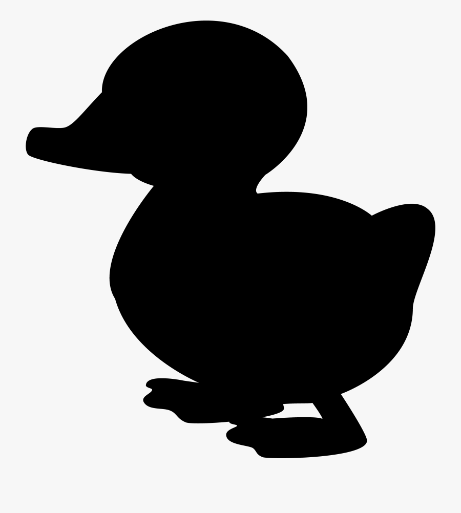 Duck Clip Art Silhouette Beak - Duck, Transparent Clipart