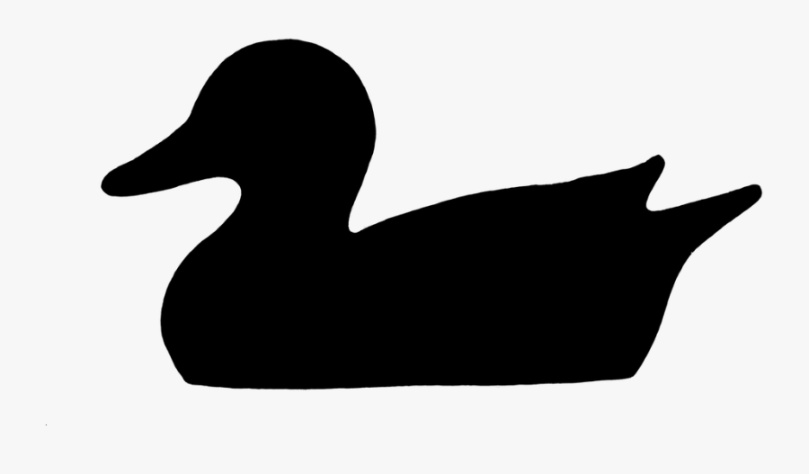 Mallard - Transparent Duck Silhouette, Transparent Clipart