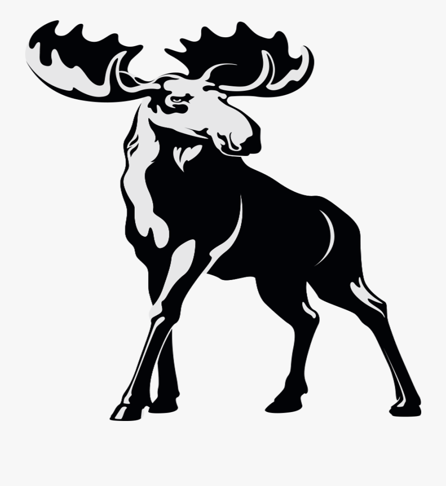 Bull Moose - Moose Clipart, Transparent Clipart