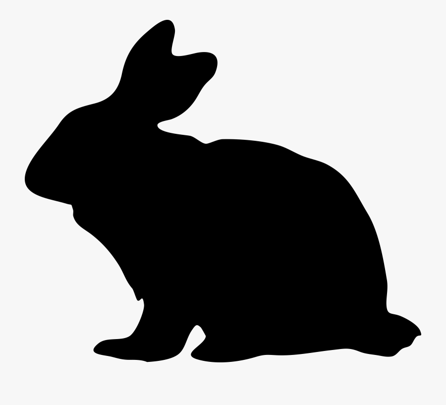 Easter Bunny Clip Art Vector Graphics Rabbit Openclipart - Silhouette Of Bunny Rabbit, Transparent Clipart