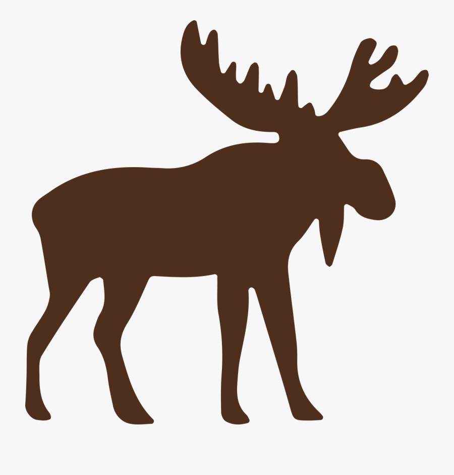 Transparent Moose Silhouette Png - Moose Silhouette Moose Svg , Free Transp...