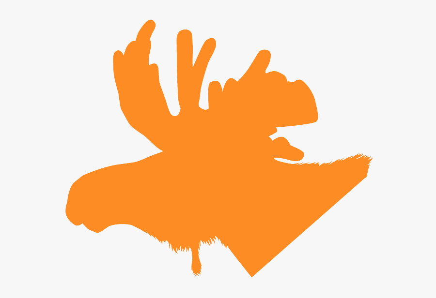 Силуэт Головы Лося, Transparent Clipart