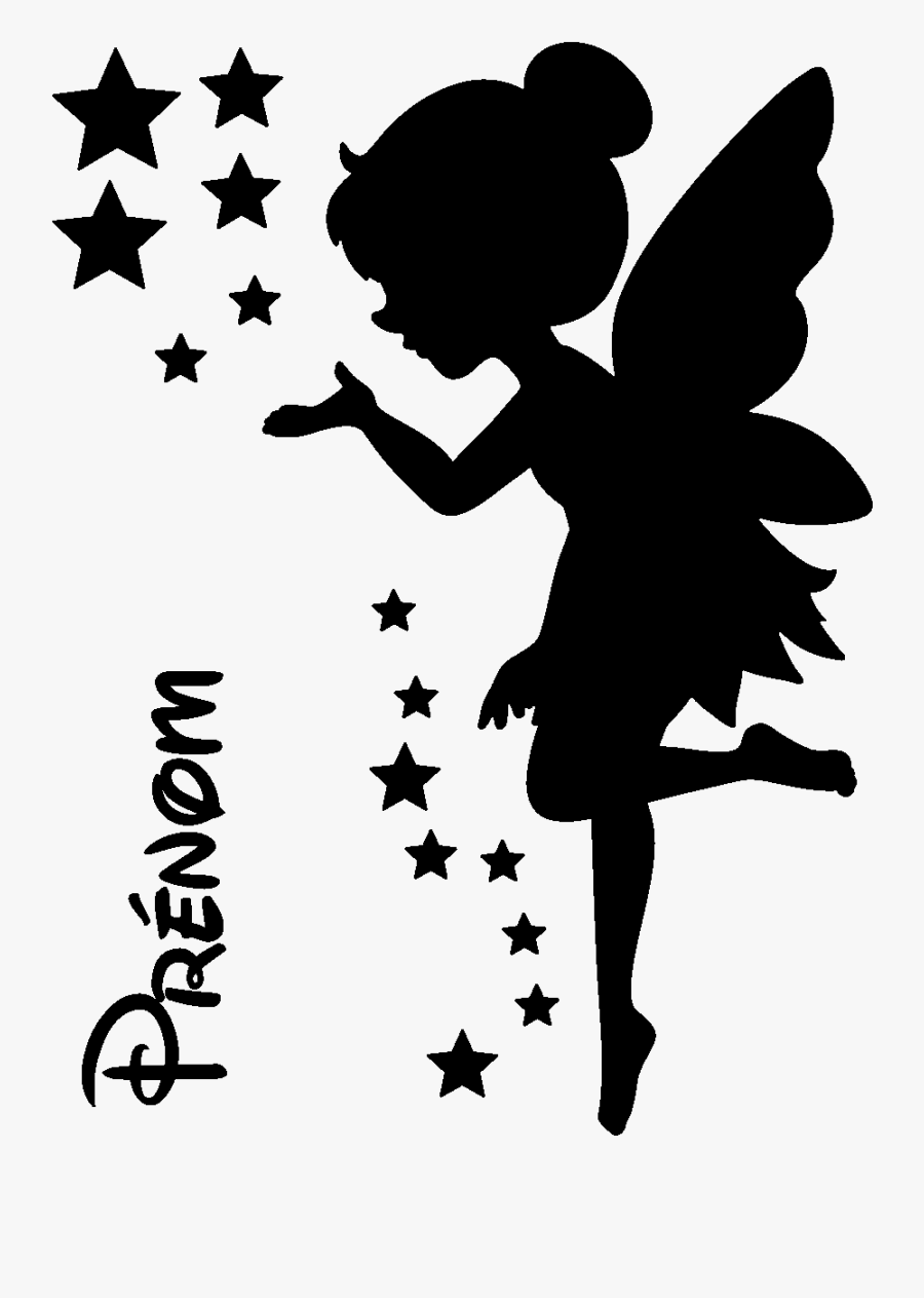 Transparent Varita Magica Png - Cute Fairy Silhouette, Transparent Clipart