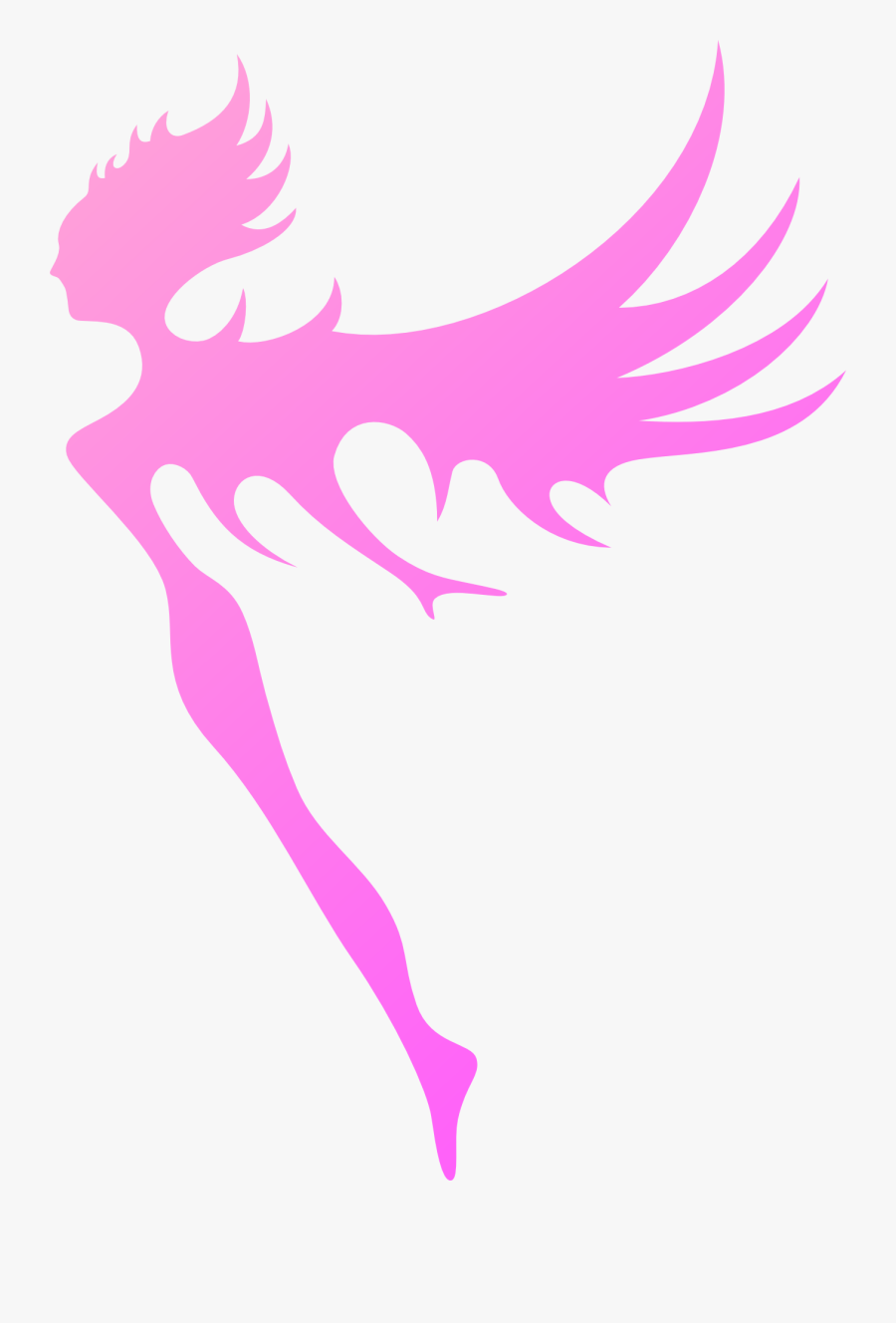 Fairy, Elf, Silhouette, Isolated, Girl, Fantasy, Art - Pixie Symbol, Transparent Clipart