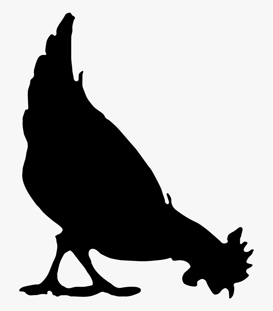 Chicken Royalty-free Stock Photography Clip Art - Eating Animals Silhouette Png, Transparent Clipart