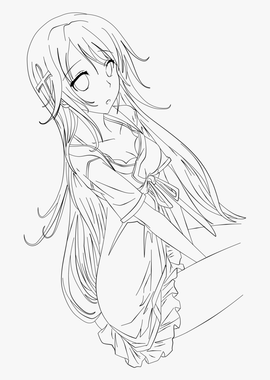 Download 12 Images Of Anime Girl Outline Coloring Pages Anime ...