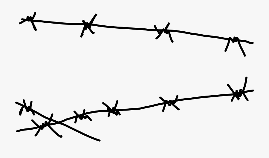 Png Photo, Barbed Wire, Clip Art, Illustrations - Barbed Wire Drawing Easy, Transparent Clipart