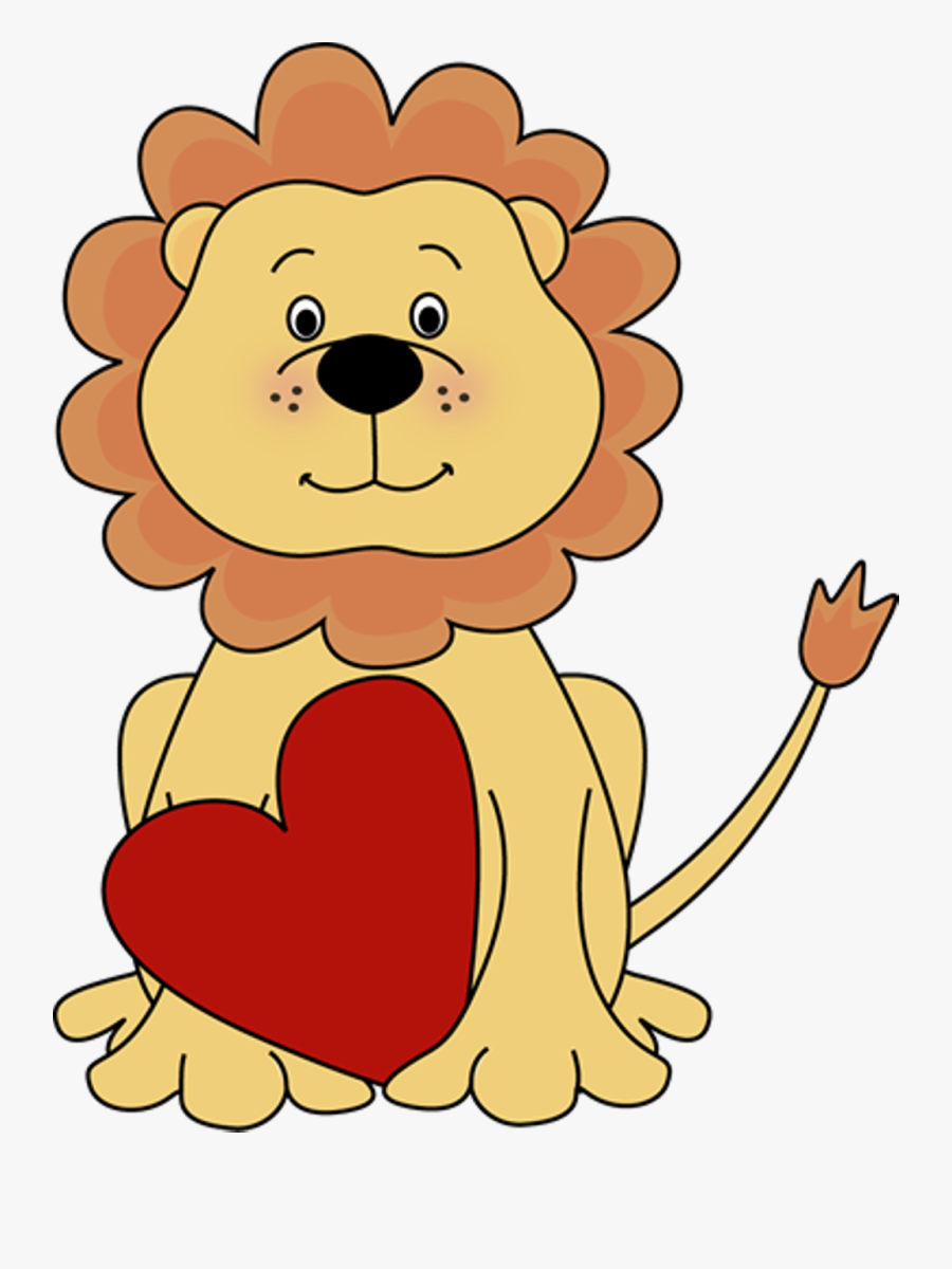 Valentines Day Lion Clipart , Png Download - Happy Valentines Day Lion, Transparent Clipart