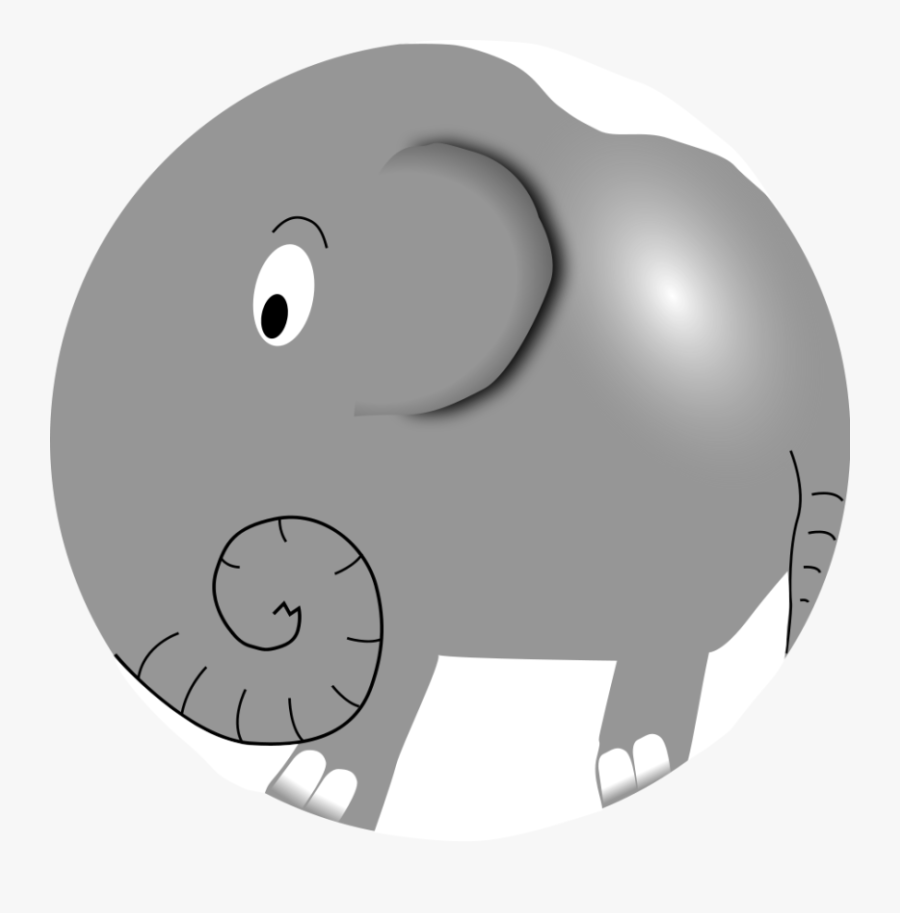 Elephant Clipart Baby Shower - Elephant Cartoon, Transparent Clipart