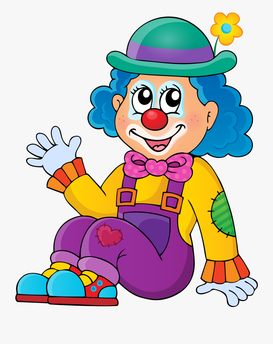 Royalty-free Clown Illustration - Desenho De Palhaço Colorido, Transparent Clipart