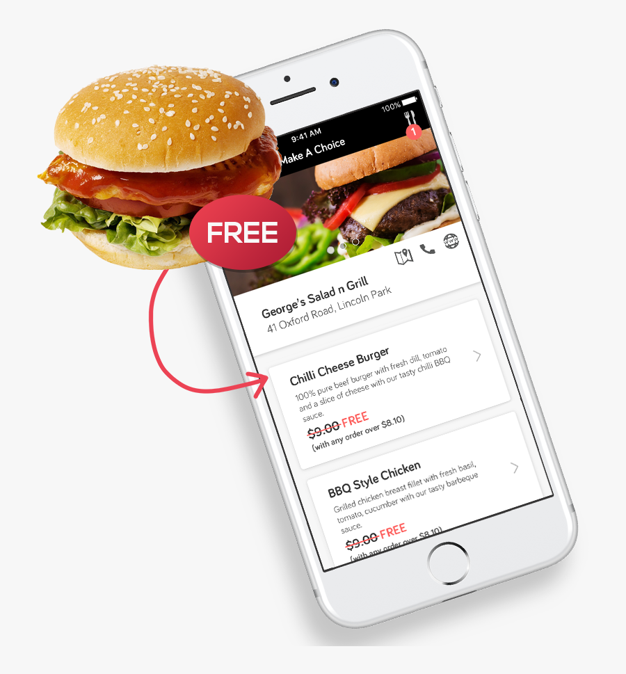 Clip Art Free Food Pic - Cheeseburger, Transparent Clipart