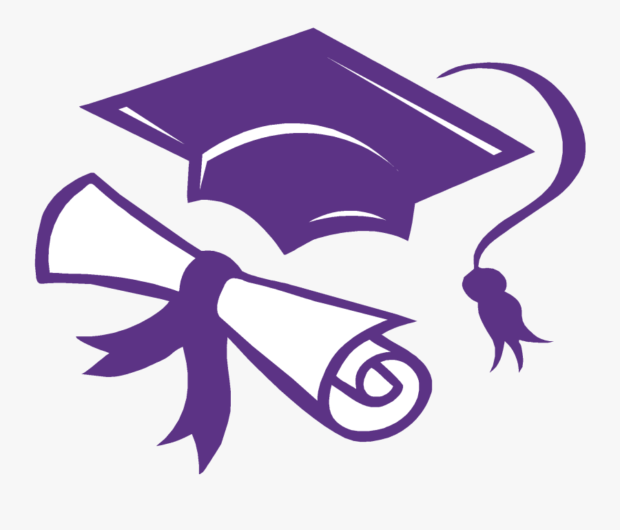 Clip Art Graduation Ceremony Openclipart Diploma Free - Purple Graduation Cap 2019, Transparent Clipart