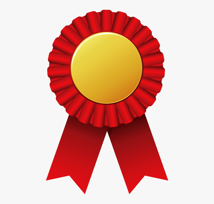 Medal Clipart Diploma - Red Rosette Clipart, Transparent Clipart
