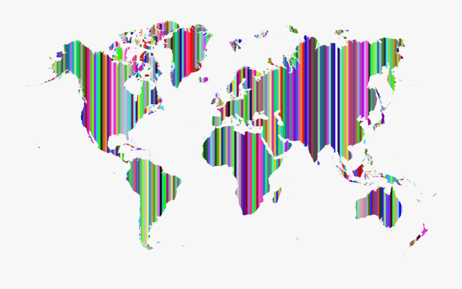Text,graphic Design,world - World Map Silhouette Simple, Transparent Clipart