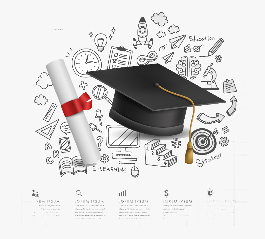 Degree Png Transparent Image - Transparent Background Graduation Png, Transparent Clipart
