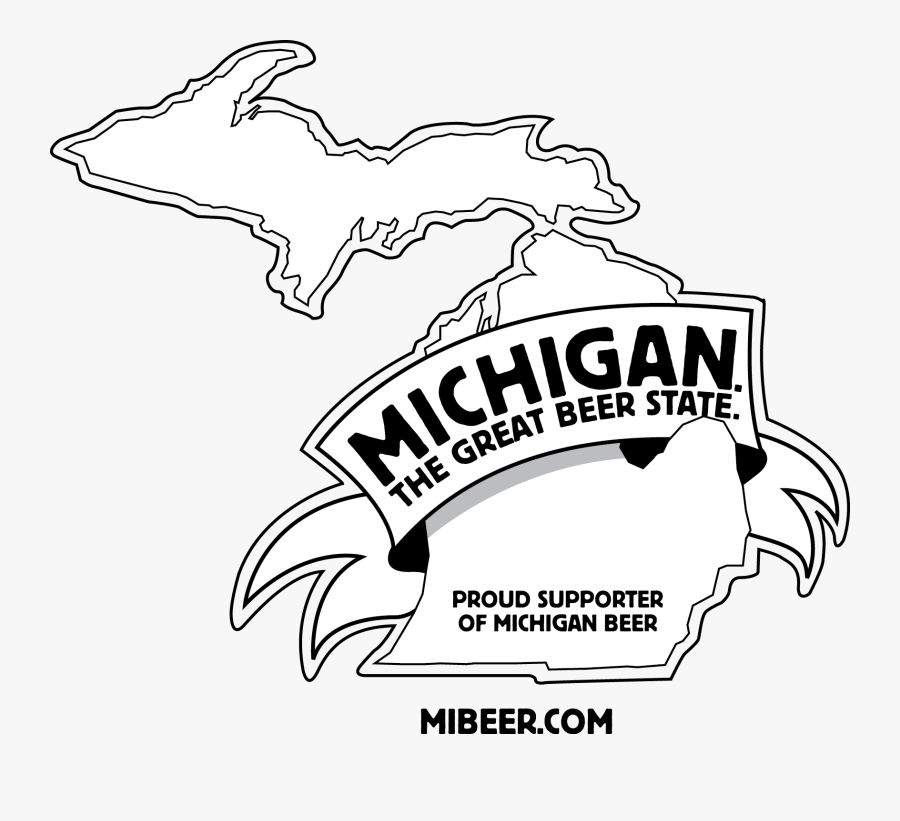 Michigan Beer Logo, Transparent Clipart