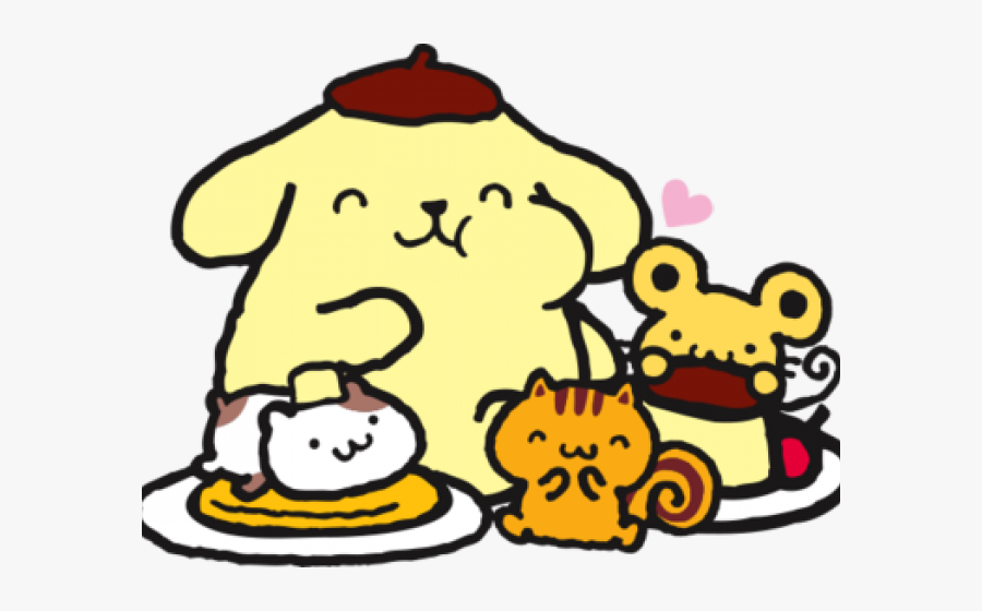 Japanese Garden Clipart Themed - Kawaii Pompompurin, Transparent Clipart
