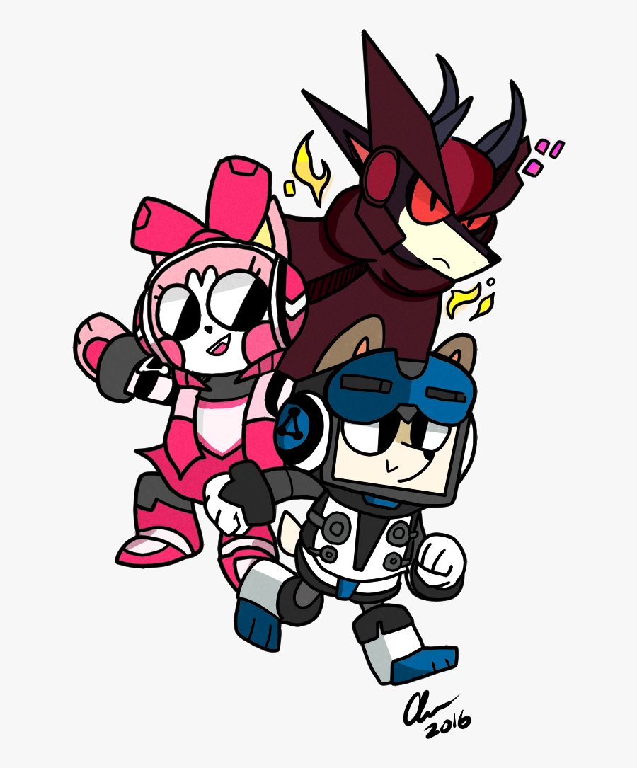 9 Tails Metal Sonic Fictional Character Cartoon Art - Mighty No 0 Raychel, Transparent Clipart