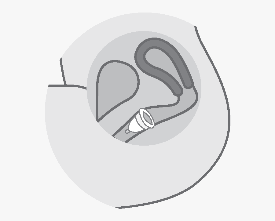 Reusable Menstrual Cup Placement - Emblem, Transparent Clipart