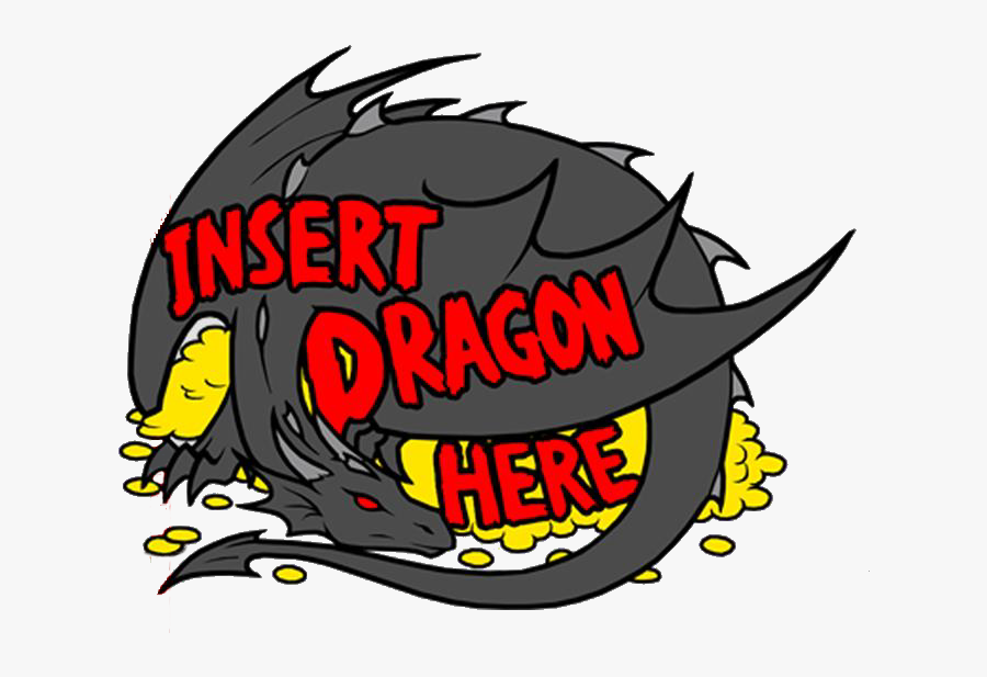 Insert Dragon Here - Illustration, Transparent Clipart